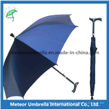 Straight Auto Open Ajustable Durable Canes Crutch Umbrella Especial para los Ancianos